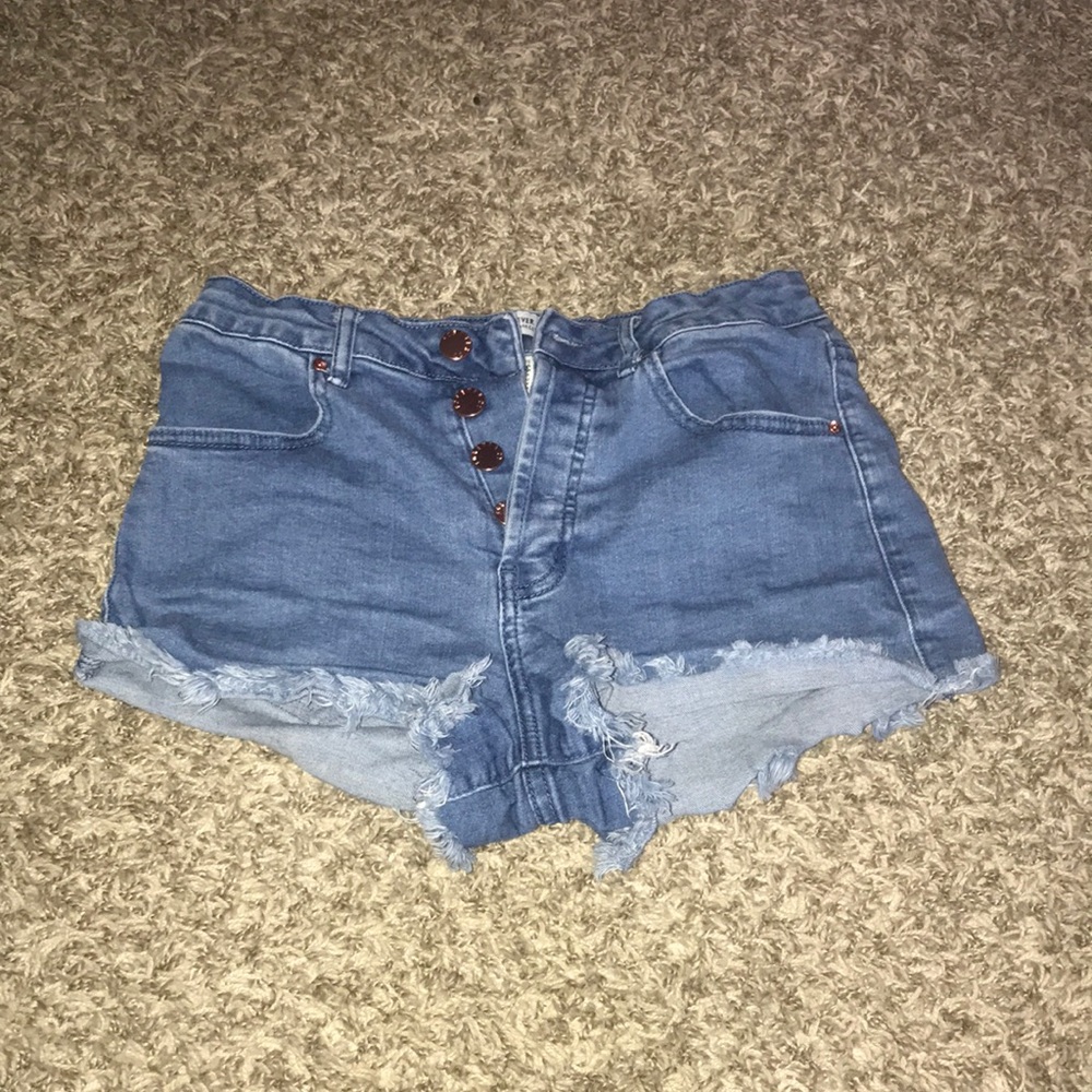 Denim shorts
